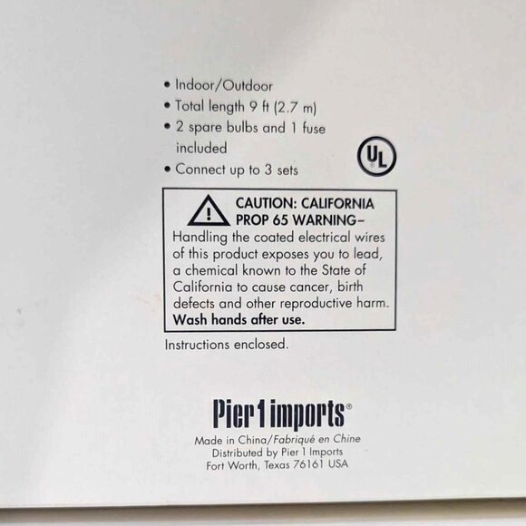 Pier 1 Multi-Color Round Chinese Lantern String Lights 10 light/set. (Set of 2) - Picture 4 of 8